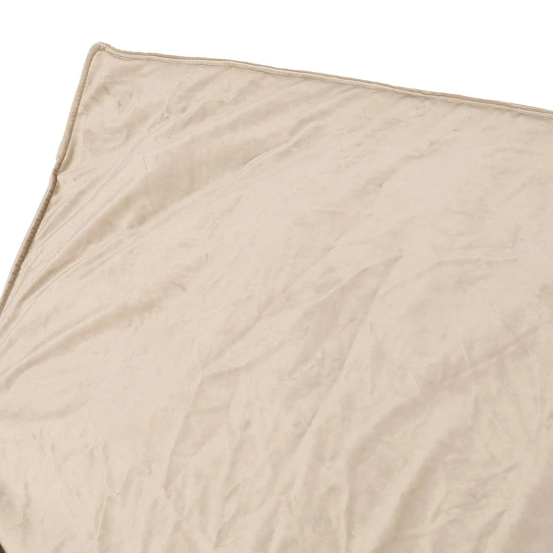 Übergroßer Sitzsack aus Samt mit Armlehnen